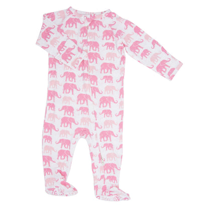 Pink Elephant Footie